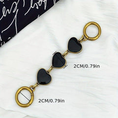 Love Shape Extension Chain Golden Purse Chain Strap Coach Bag Replacement