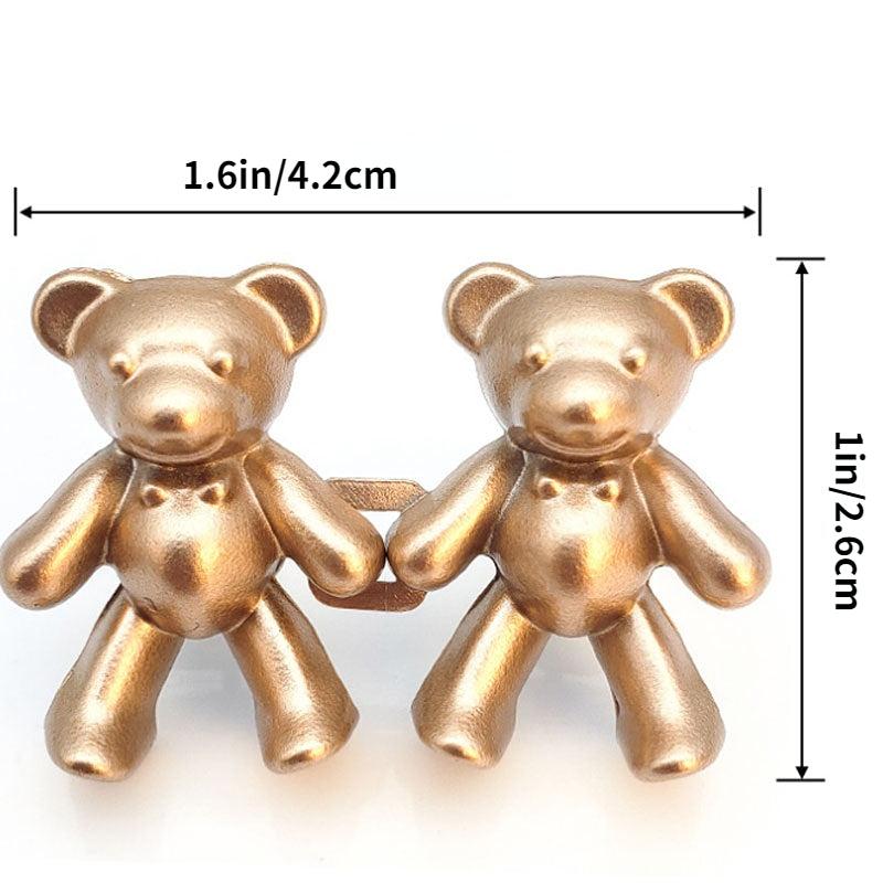 Detachable Metal Bear Waist Button for Men Pant DIY Clothing