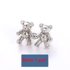 Detachable Metal Bear Waist Button for Men Pant DIY Clothing