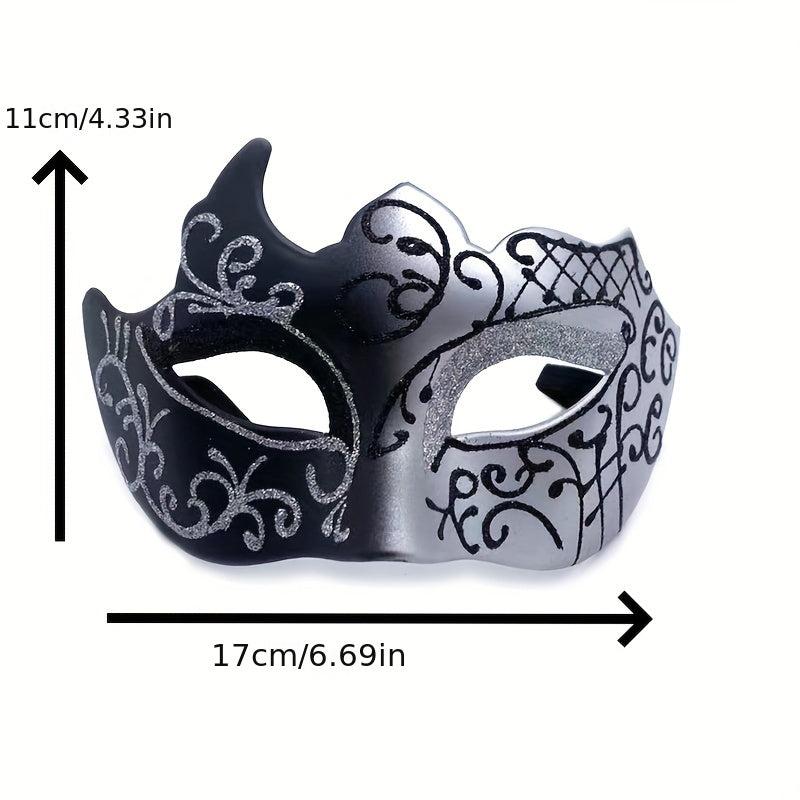 Men's Half Face Mask for Party Bar Makeup Dance