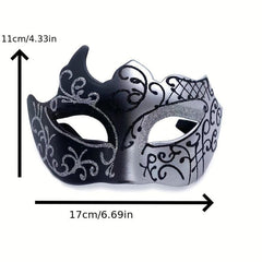 Men's Half Face Mask for Party Bar Makeup Dance