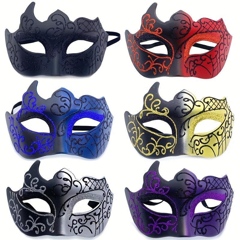 Men's Half Face Mask for Party Bar Makeup Dance