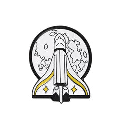 Rocket Pattern Seam Button Pins For Jeans Pants