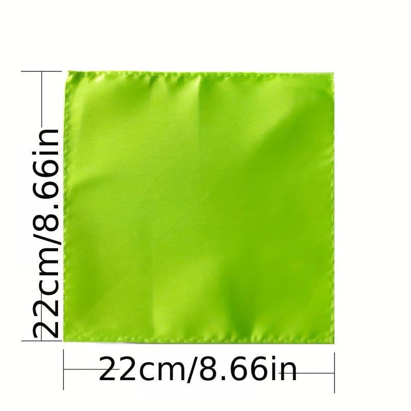 26pcs Monochrome Square Scarf Men's Pocket Handkerchief