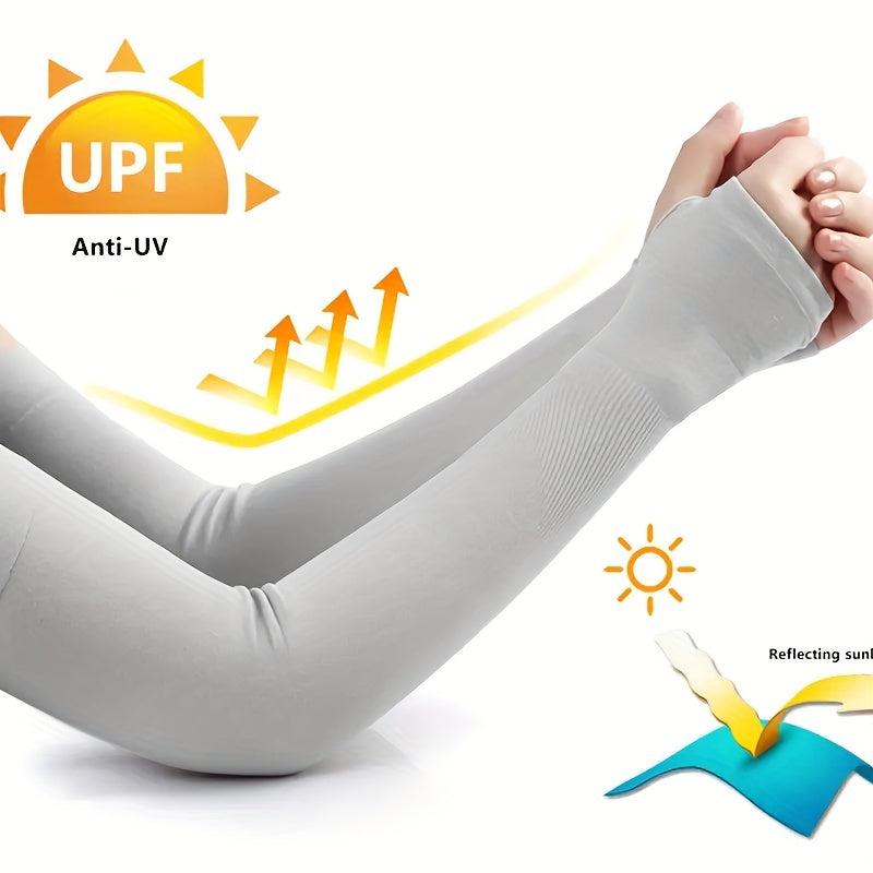 2 Pack UV Protection Arm Sleeves for Men and Women