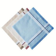 6 Pack 39 Men's Vintage Handkerchief Satin Technology Soft Sweat-absorbing