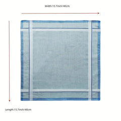 6 Pack 39 Men's Vintage Handkerchief Satin Technology Soft Sweat-absorbing