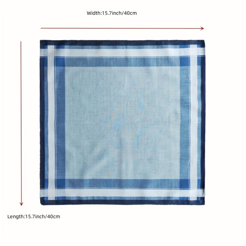 6 Pack 39 Men's Vintage Handkerchief Satin Technology Soft Sweat-absorbing