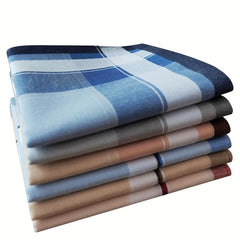 6 Pack 39 Men's Vintage Handkerchief Satin Technology Soft Sweat-absorbing
