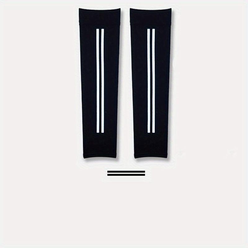 Sunscreen Ice Sleeves Men's Sports Arm Sleeves Stripes