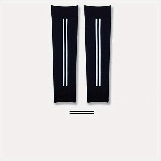 Sunscreen Ice Sleeves Men's Sports Arm Sleeves Stripes