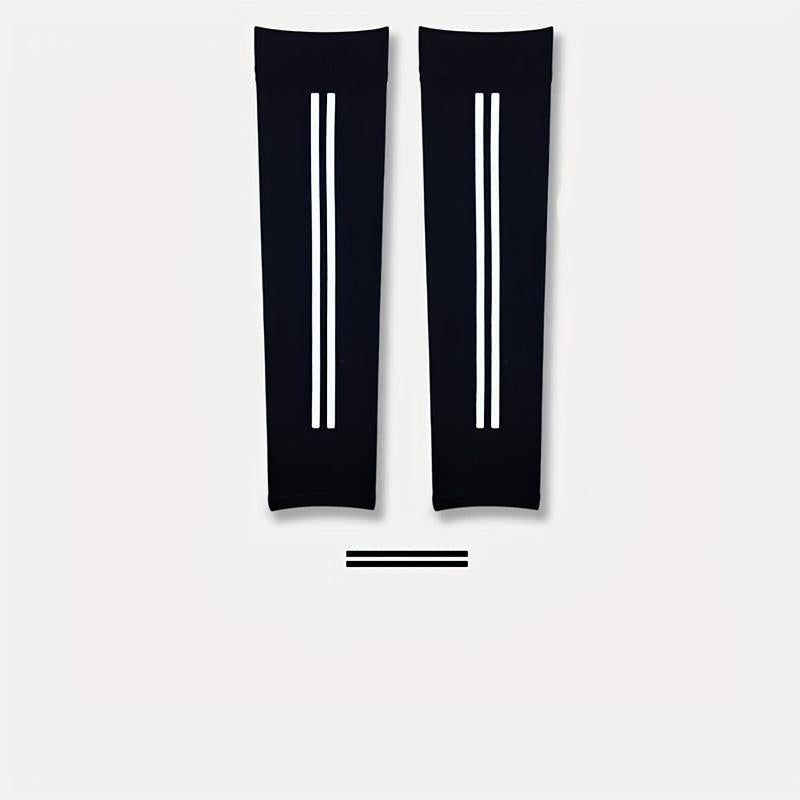 Sunscreen Ice Sleeves Men's Sports Arm Sleeves Stripes
