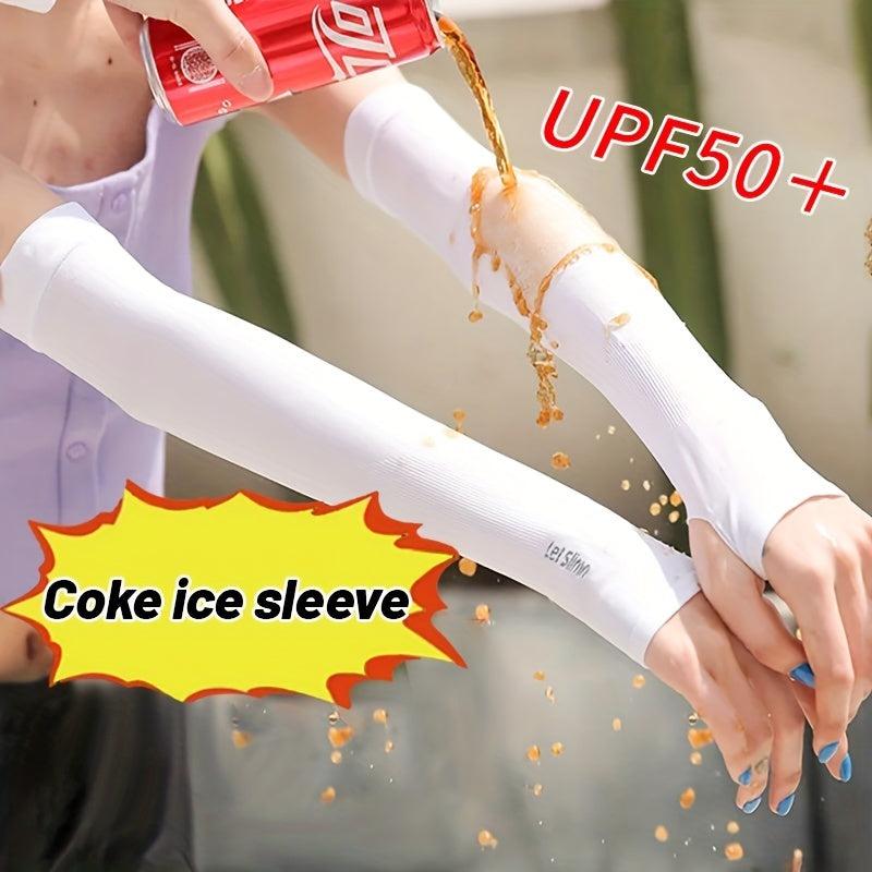 Ice Sleeve Sunscreen Arm Guard UV Protection For Cycling