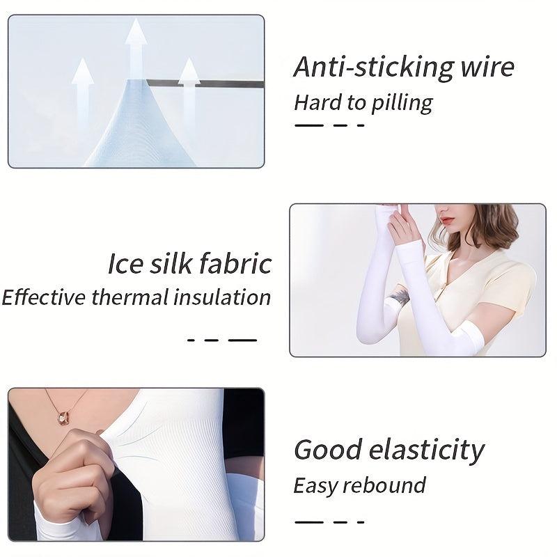 Ice Sleeve Sunscreen Arm Guard UV Protection For Cycling