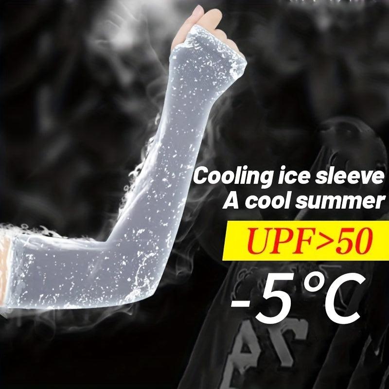 Ice Sleeve Sunscreen Arm Guard UV Protection For Cycling
