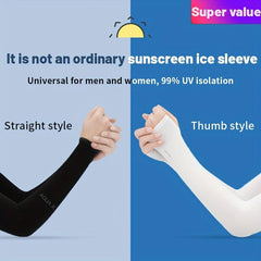 Ice Sleeve Sunscreen Arm Guard UV Protection For Cycling