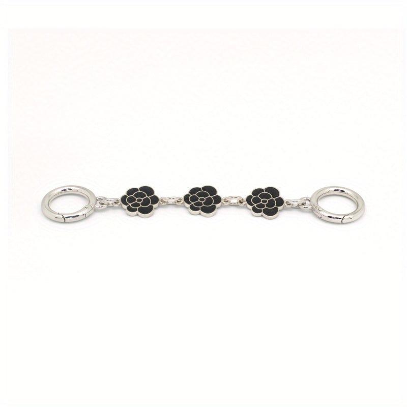 Camellia Flower Extension Chain Handbag Strap Extender