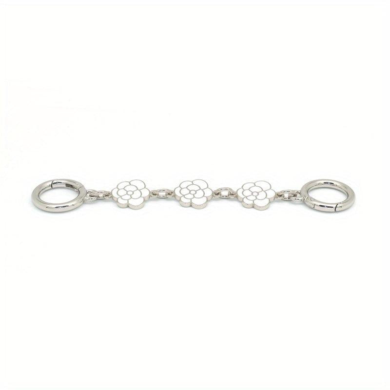 Camellia Flower Extension Chain Handbag Strap Extender