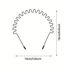 Metal Hair Band Unisex Sports Headband Men Women Hair Bands