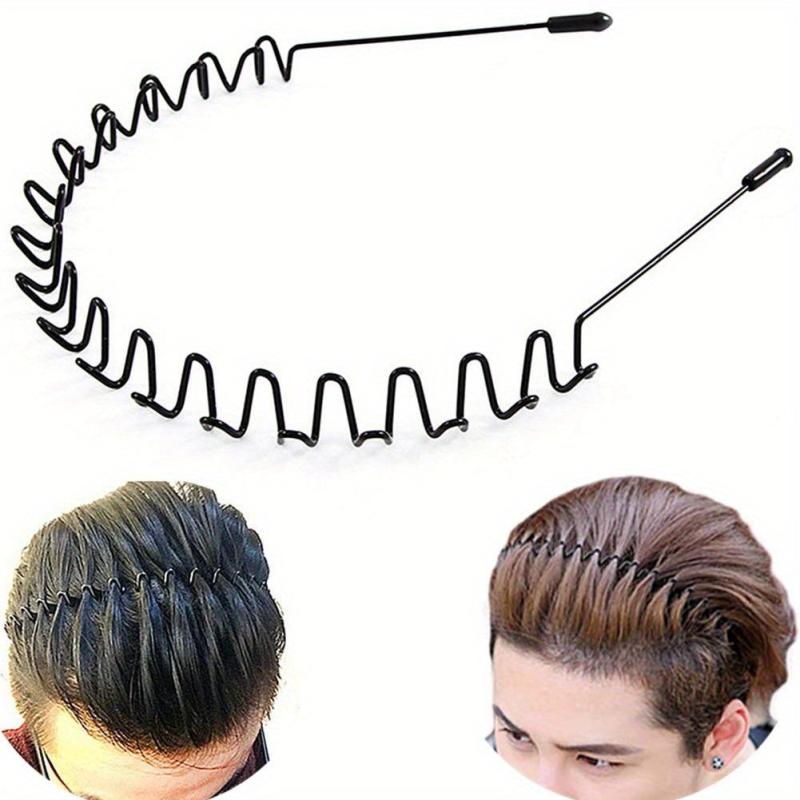 Metal Hair Band Unisex Sports Headband Men Women Hair Bands