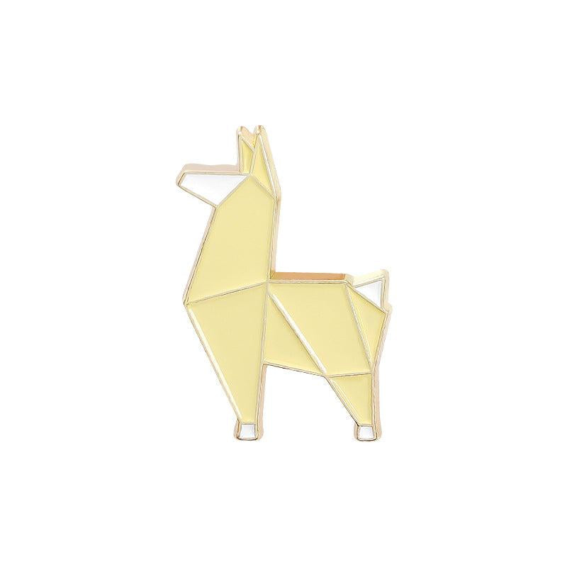 Animal Alloy Pins Set - Fox Mouse Panda Rabbit Cowboy