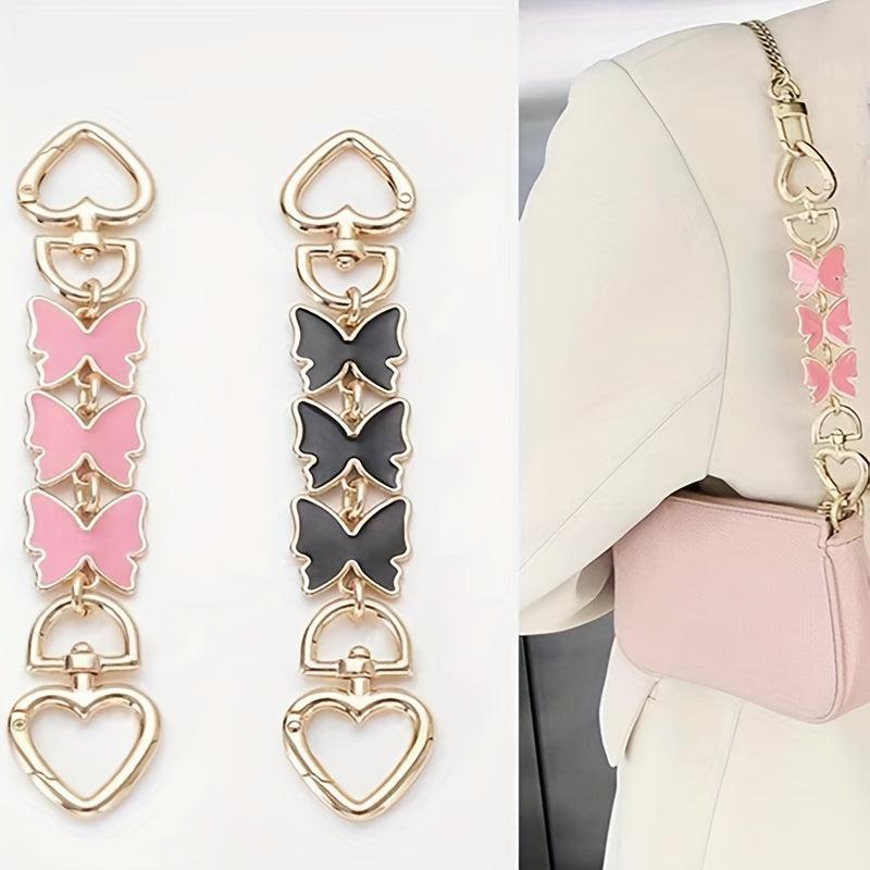 Butterfly Decor Bag Pendant Extension Bag Chain