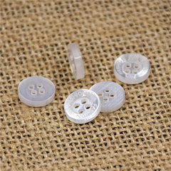 10PCS Resin Button Pearlescent Shirt Button 065
