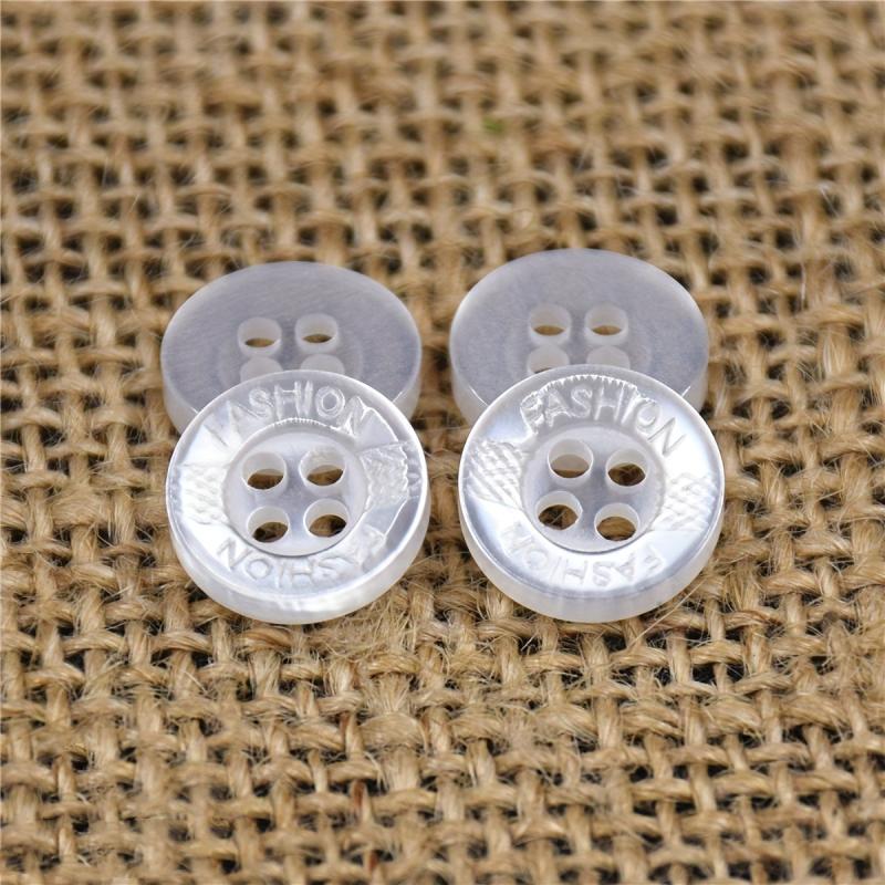 10PCS Resin Button Pearlescent Shirt Button 065