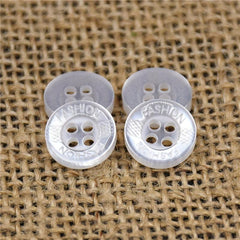 10PCS Resin Button Pearlescent Shirt Button 065