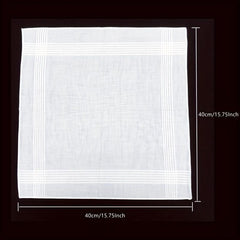 Classic Lightweight Men's Wedding Handkerchief