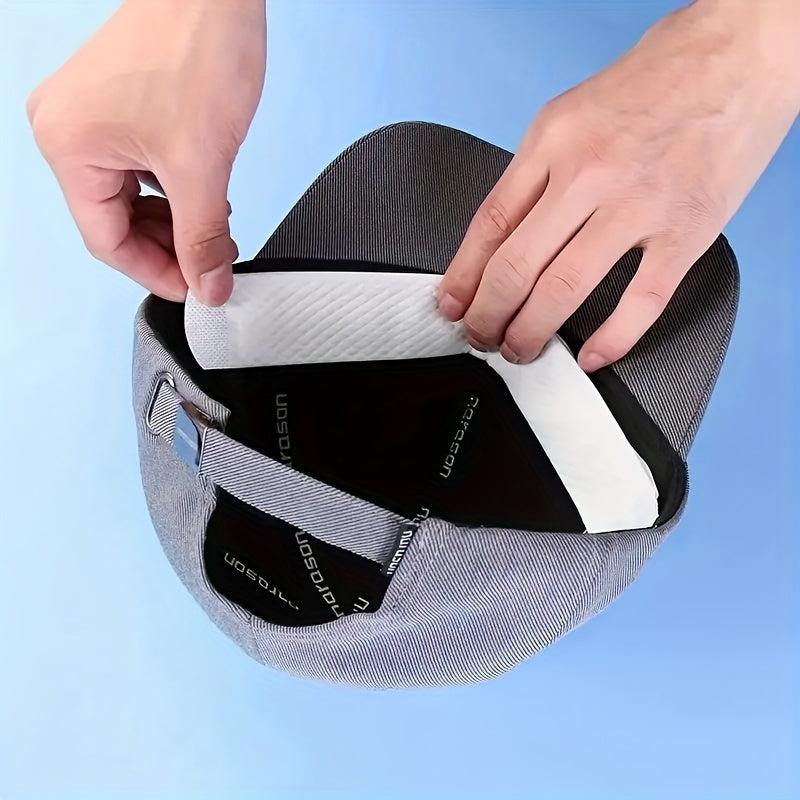 30pcs Disposable Neck Liner Pads Hat Sweat Protector For Men