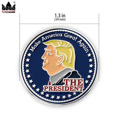 CRAFTSMAN GOLF US President Magnetic Ball Marker With Clip
