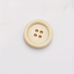 5pcs Natural Wooden Buckle Four Eyed Wooden Button DIY Clothing Accessories