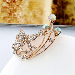 Maple Leaf Crown Brooch Men's Clothing Accessory