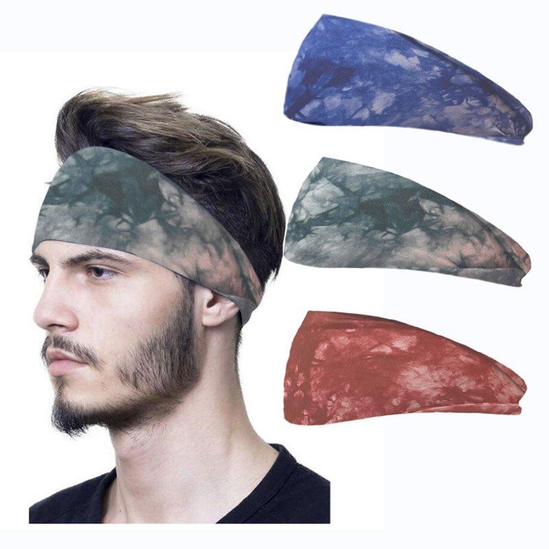 3pcs Sweat Absorption Breathable Elastic Tie Hair Bands Exercise Sport Headbands