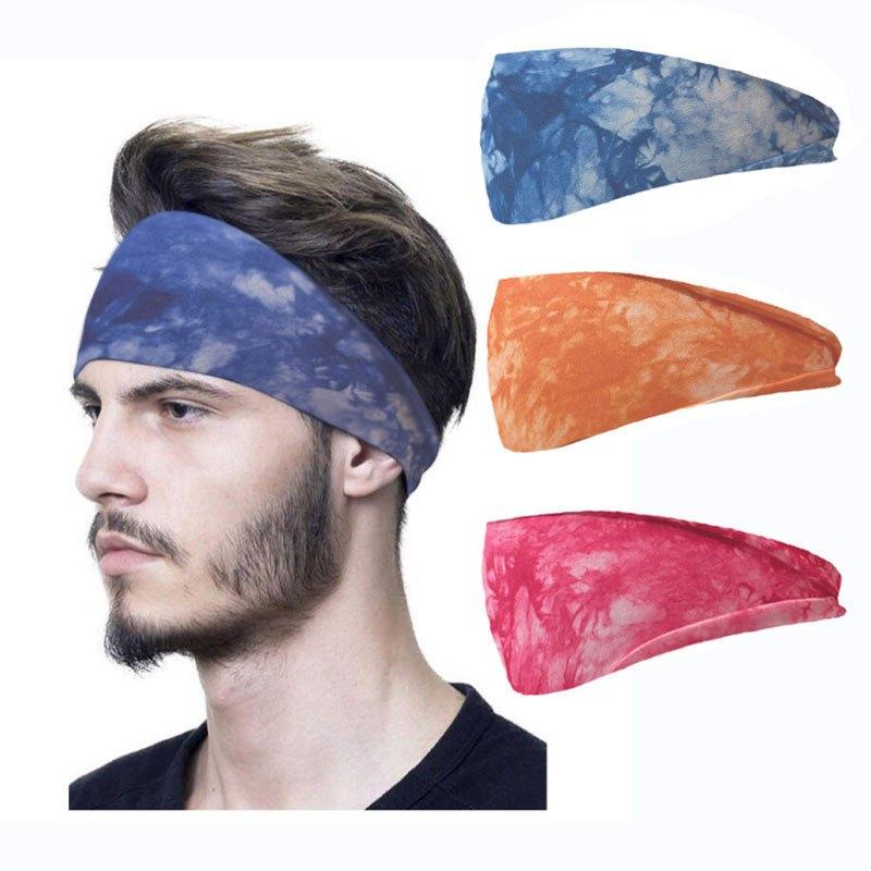 3pcs Sweat Absorption Breathable Elastic Tie Hair Bands Exercise Sport Headbands
