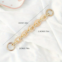 Acrylic Chain Extension for Men's Bag
