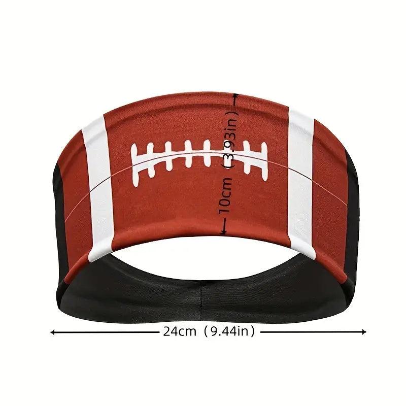 Sporty Anti-Slip Headband for Men - Stretchy Sweat Absorption Hairband