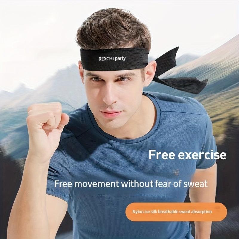 Summer Unisex Sweat Headband for Sports Fitness