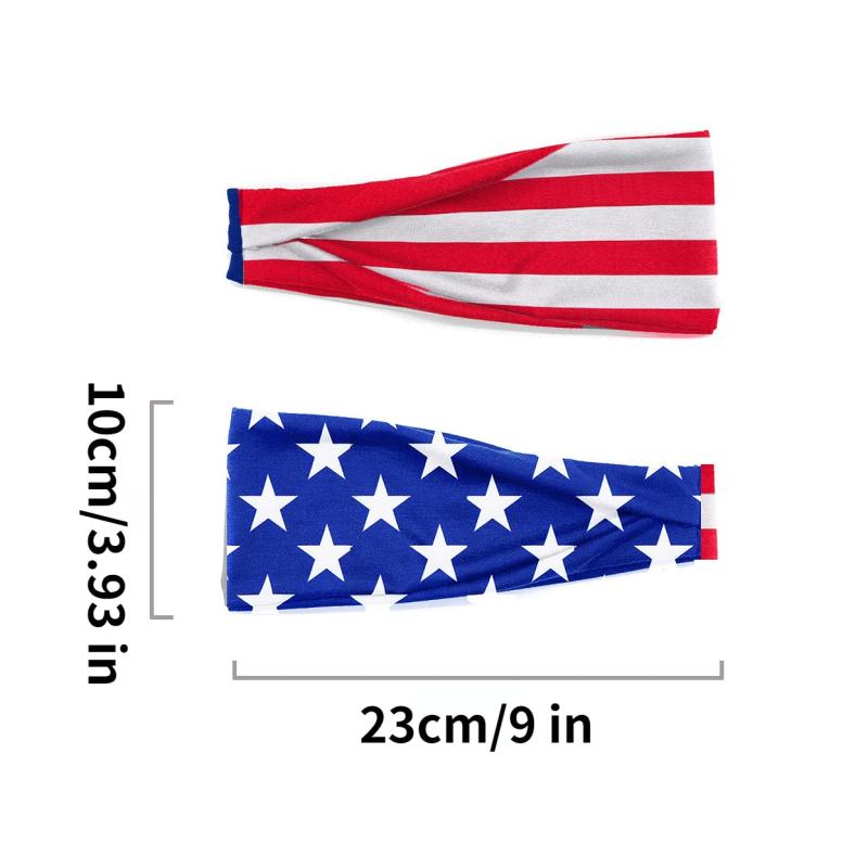 Independence Headband Sports Elastic Headband Sweat Absorption Hair Accessories