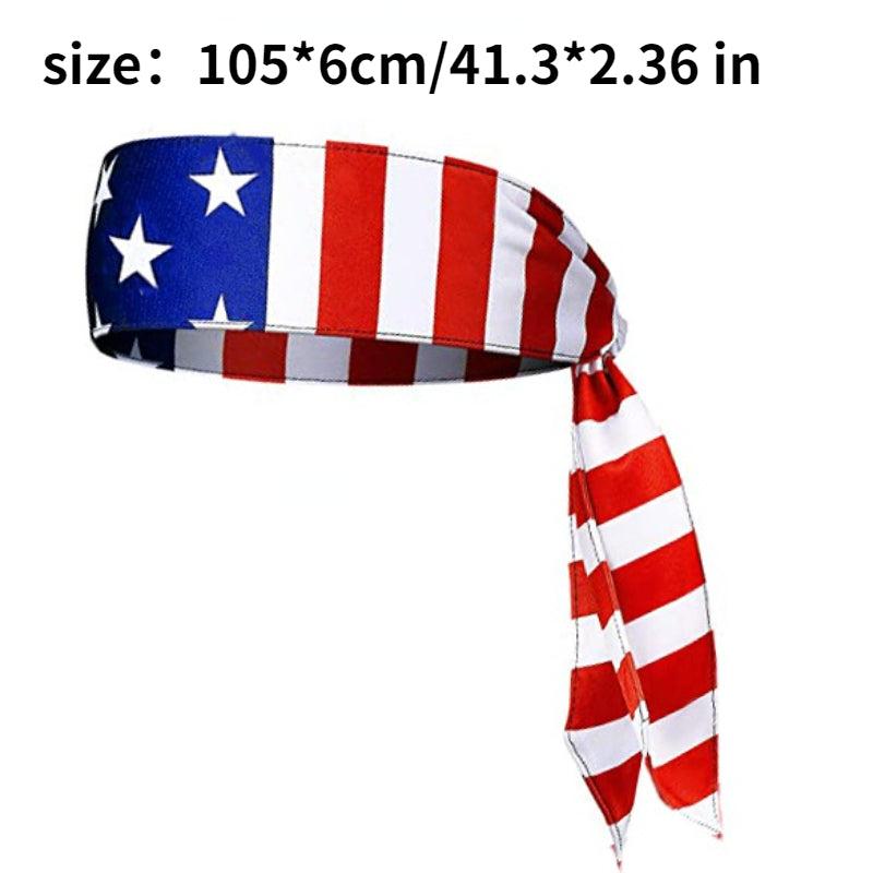 Independence Headband Sports Elastic Headband Sweat Absorption Hair Accessories