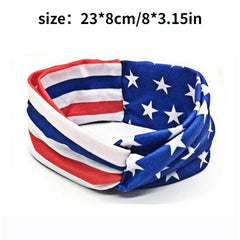Independence Headband Sports Elastic Headband Sweat Absorption Hair Accessories