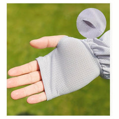 Men's Sunscreen Ice Silk Arm Protector Sleeves Outdoor Cycling