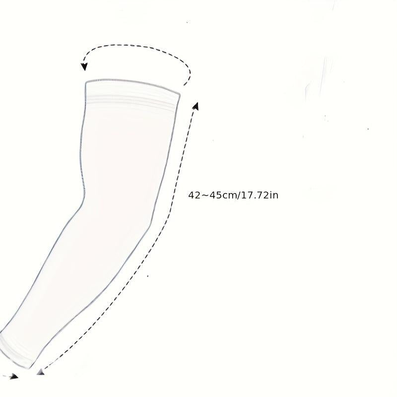Men's Sunscreen Ice Silk Arm Protector Sleeves Outdoor Cycling