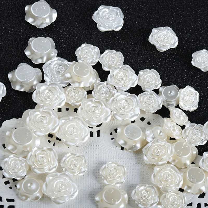 Rose Pearl Buttons for Clothes & Crafts