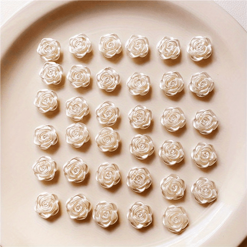 Rose Pearl Buttons for Clothes & Crafts