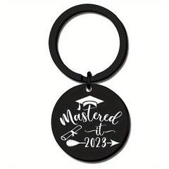 Graduation Keychain For Class Of Round And Rectangle Inspirational Gift Key Ring