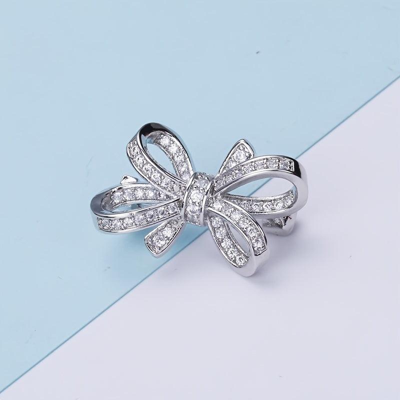 Copper Zircon Collar Pin for Clothes