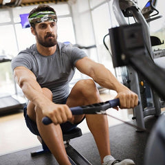 Men's Ice Silk Sports Headband Camouflage Elastic Breathable