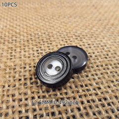 10PCS Resin Button Pearlescent Shirt Button 238